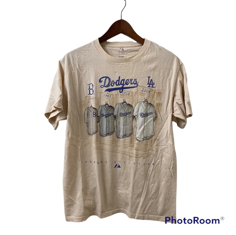 Majestic Jersey Evolution Dodgers Uniform Shirt Gem